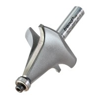 TREND 46/401x8MMTC Professional Bearing Guided Architrave Roundover Router Cutter 73 deg x 9.0mm Rad