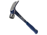 Estwing E6-19SM Ultra Series Blue Framing Hammer with Vinyl Grip - Milled Face - 540g (19oz)