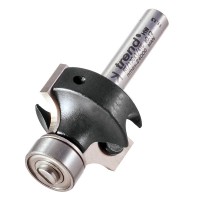 TREND RT/130x1/4TC Professional Rota-Tip Bearing Guided Round Over Router Cutter 6.3mm Rad x 26.0mm dia