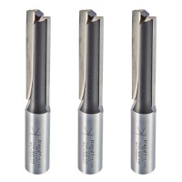 Trend TR/PACK/2 Trade Straight Router Cutter Pack 12.7mm dia x 50mm cut x 1/2 shank 3pc