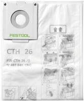 Festool 497541 Safety Filter Bag FIS-CTH 26/3 - 3 Pack - CTH 26
