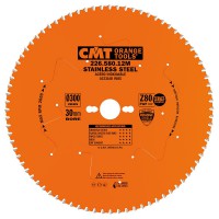 CMT Industrial Saw Blade for Stainless Steel 300mm dia x 2.2 kerf x 30 bore Z80 10FWF
