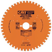 CMT Medium / Thick Metal and Steel Saw Blade 210mm dia x 2.2 kerf x 30 bore Z48 8FWF