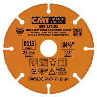 CMT ITK Plus Multi-Material Carbide Grinder Wheel - 115mm dia x 22.2 bore