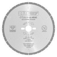CMT Xtreme Noiseless Multi-Material Saw Blade 250mm dia x 2.5 kerf x 30 bore Z36 HR