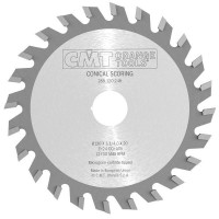 CMT Industrial Conical Scoring Blade 80mm dia x 3.1-4.0 kerf x 20 bore Z12 CO+FLAT