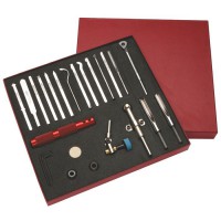 Robert Sorby 18 Piece Modular Micro Turning Set in Box - 888HS18T