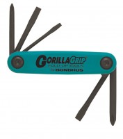 BONDHUS HFU5 Gorilla Grip Phillips + Slotted Key Fold Up Set - 5 pcs - 12547