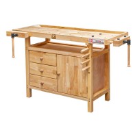 Holzmann WB138C Workbench with Tray, Drawers and Cupboard 1380 x 620 x 840mm