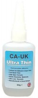 CA028 - CA-UK Ultra Thin Cyanoacrylate Superglue, Wicking Bond, 50g