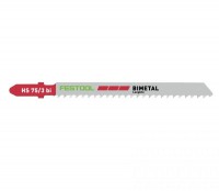 Festool 204336 5pk Jigsaw Blade PLASTICS SOLID MATERIAL HS 75/3 BI/5