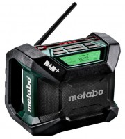 Metabo Site Radio, Cordless or Mains, R 12-18 DAB+ BT GB, AM/FM, Bluetooth