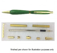 Charnwood 7mm Slimline Pencil Kit (Gold)
