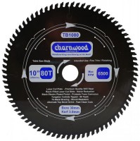 Charnwood TCT Circular Table Saw blade 250mm x 30mm x 80T