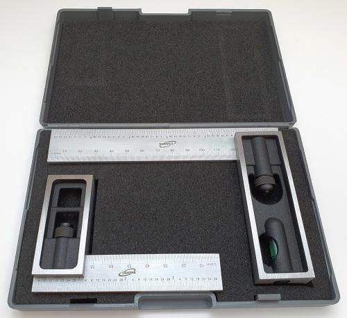 Precision Square Set - Metric & Imperial from Westcountry Machinery 4 Wood