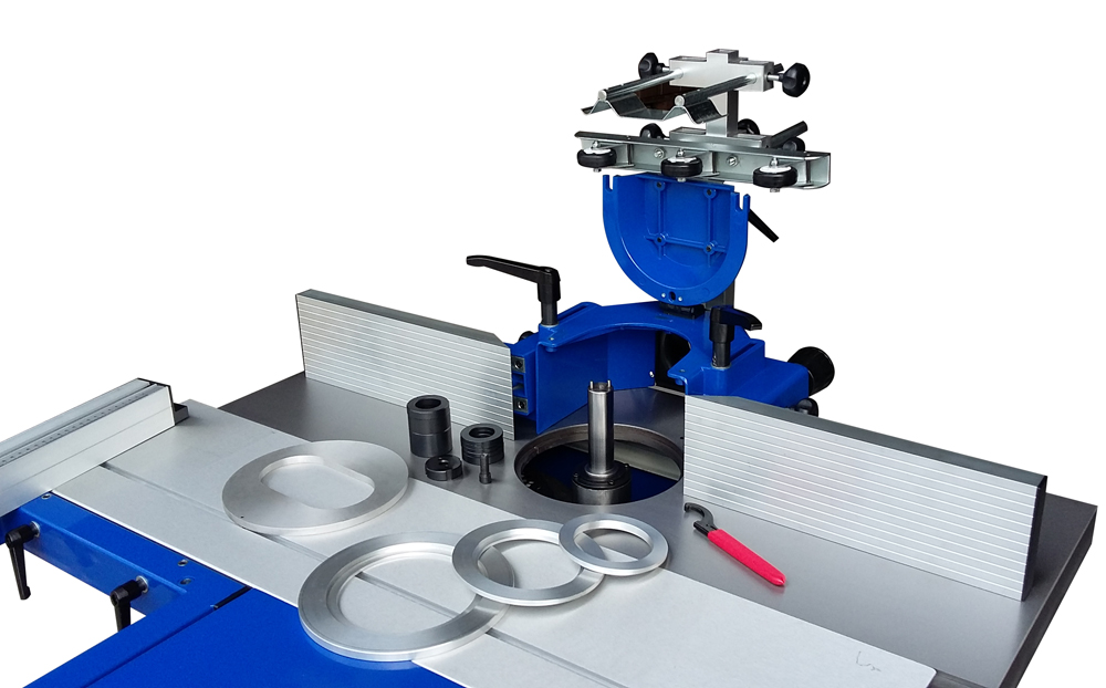 Charnwood W050P Tilting Spindle Moulder and Extension Table Package