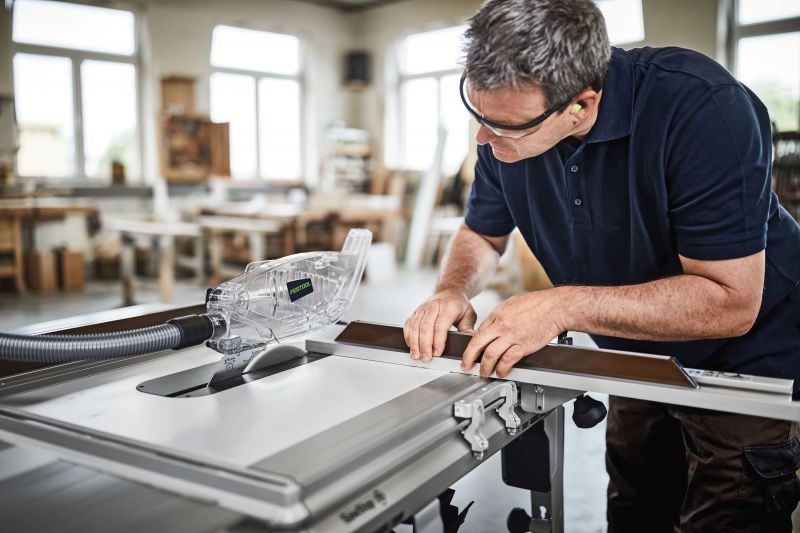 Festool 575831 Bench Mounted Table Saw TKS 80 EBSSet with Extension