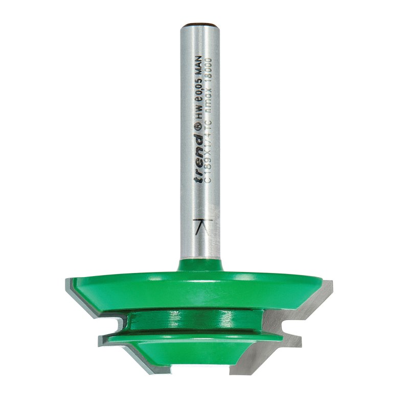 TREND C189X1/4TC CRAFT PRO ROUTER CUTTER MITRE LOCK JOINTER 8.0MM 12