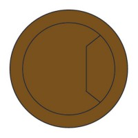 TREND CTI/60/PK2 CABLE TIDY INSERT 60MM BROWN 3 OFF