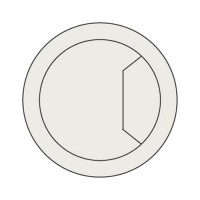 TREND CTI/80/PK1 CABLE TIDY INSERT 80MM L/GRY 3 OFF