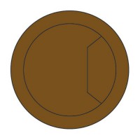 TREND CTI/80/PK2 CABLE TIDY INSERT 80 BROWN 3 OFF