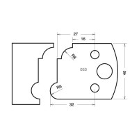 TREND PROFILE Knives and Limitors 40mm - profile 053