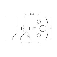 TREND PROFILE Limitors 40mm - profile 083 Limitors Only (IT/3408340)           