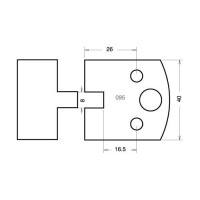 TREND PROFILE Knives 40mm - profile 095 Knives Only  (IT/3309540)