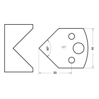 TREND PROFILE Limitors 40mm - profile 127 Limitors Only (IT/3412740)