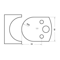 TREND PROFILE Knives 40mm - profile 131 Knives Only  (IT/3313140)