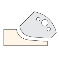 TREND IT/3370240 KNIFE 50MM X 5MM TOOL STEEL (PR)702