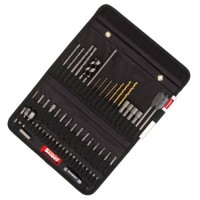 Trend Snappy 60pc Drills and Screwdriver Bits for Impact Drivers, in Tool Holder - SNAP/TH3/SET
