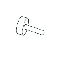 TREND WP-PRT/20 PRT LOBE KNOB 40.0MM DIA M8 X 15.0MM MALE