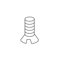 TREND WP-SCW/13 M5X10MM CSK POZI MACHINE SCREW     