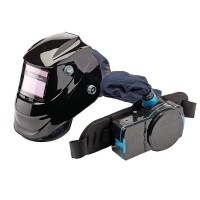 Draper Expert Air-Fed PAPR Auto-Darkening Welding Helmet, Black - 02518