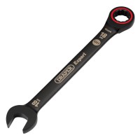 Draper Expert HI-TORQ Metric Ratchet Combination Spanner, 18mm, Black - 03891