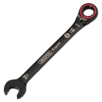 Draper Expert HI-TORQ Metric Reversible Ratchet Combination Spanner, 14mm, Black - 03904