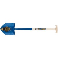 Draper Expert Contractors Round Mouth Shovel with Ash Shaft and T-Handle - 10874