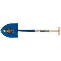 Draper Expert Contractors Round Mouth No.2 Shovel with Ash Shaft and T-Handle - 10875