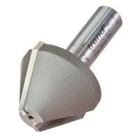 Trend 10/2x1/2TC Pro Mortar Groove Chamfer Router Cutter 60 Deg x 38mm Dia x 1/2 Shank