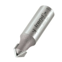 Trend 11/2X1/2TC Pro Chamfer V Groove Router Cutter 45 Deg x 11mm Dia x 1/2 Shank