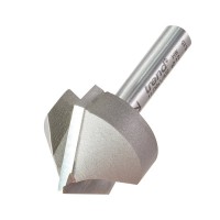 Trend 11/30X1/4TC Pro Chamfer V Groove Router Cutter 45 Deg x 25.4mm Dia x 1/4 Shank