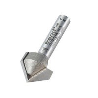 Trend 11/32X1/4TC Pro Chamfer V Groove Router Cutter 45 Deg x 16mm Dia x 1/4 Shank