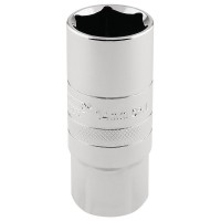 Draper Expert 14mm Thread 6 Point Spark Plug Socket 1/2\" Square Drive - 21mm