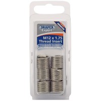 Draper Expert Metric Thread Insert Refill, M12 x 1.75 (Pack of 6) - 21711