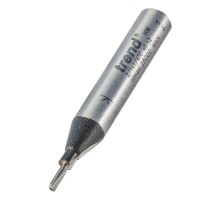 Trend 2/1x1/4TC Pro Single Flute Router Cutter 1.6mm Dia x 5mm Cut x 1/4 Shank