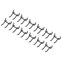 BUNKER Double Storage Hooks for Pegboard (Pack of 12) - 31682