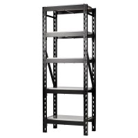 BUNKER 5 Tier Racking with Stainless Steel Shelving, 750mm - 32444
