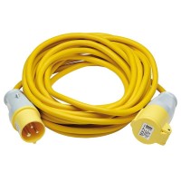 Defender Arctic Extension Lead - 110V Yellow 16A 2.5mm� 10m - E85123