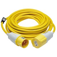 Defender Extension Lead - 110V Yellow 4mm� 32A 14m - E85240